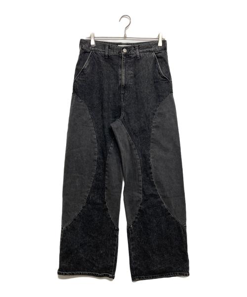jieda（ジエダ）jieda (ジエダ) USED LOOSE FIT JEANS ブラック サイズ:SIZE1の古着・服飾アイテム