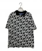 BoTTボット）の古着「SOUND LOGO S/S POLO」｜ホワイト×ブラック