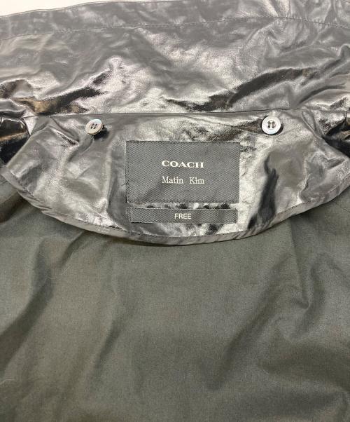 COACH（コーチ）COACH (コーチ) Matin Kim (マーティン・キム) レイヤードコーティングフーディージャンパ ブラック サイズ:SIZE freeの古着・服飾アイテム