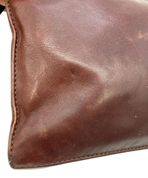 Maison Martin Margiela（メゾンマルタンマルジェラ）Maison Martin Margiela (メゾンマルタンマルジェラ) レザーミニバッグ ボルドー サイズ:実寸サイズをご参照下さい。の古着・服飾アイテム