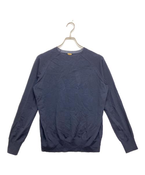 DEUXIEME CLASSE（ドゥーズィエム クラス）DEUXIEME CLASSE (ドゥーズィエム クラス) OPTIMO クルーネック プルオーバー ネイビー サイズ:SIZE freeの古着・服飾アイテム