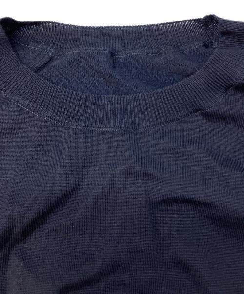 DEUXIEME CLASSE（ドゥーズィエム クラス）DEUXIEME CLASSE (ドゥーズィエム クラス) OPTIMO クルーネック プルオーバー ネイビー サイズ:SIZE freeの古着・服飾アイテム
