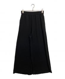 theory luxe（セオリーリュクス）の古着「Flow Bany Pant トリアセテートイージーワイドパンツ」｜ブラック