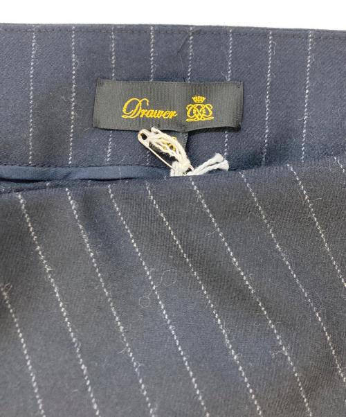 DRAWER（ドゥロワー）DRAWER (ドゥロワー) ツイルラップスカート ネイビー サイズ:SIZE38の古着・服飾アイテム