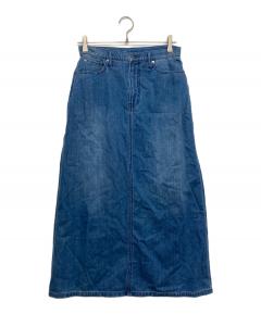 中古・古着通販】sacai (サカイ) デニムプリーツスカート インディゴ