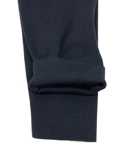 ebure（エブール）ebure (エブール) コットンシルク ニットジャケットカーディガン ブラック サイズ:SIZE38の古着・服飾アイテム