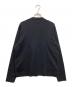 ebure (エブール) コットンシルク ニットジャケットカーディガン ブラック サイズ:SIZE38：22000円
