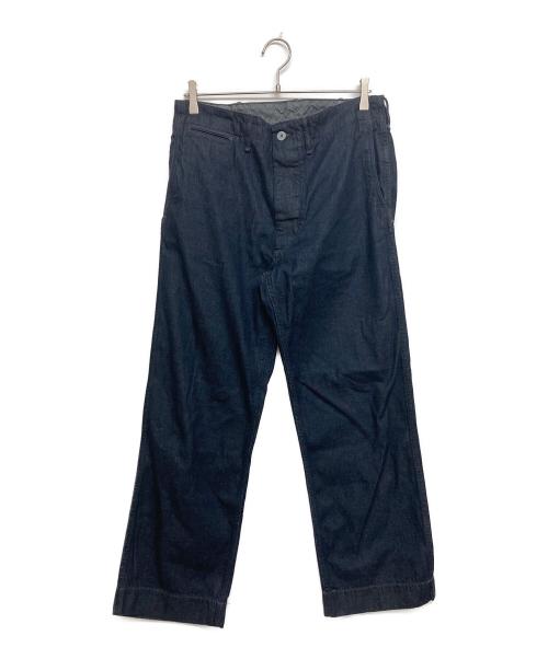 RRL（ダブルアールエル）RRL (ダブルアールエル) メタルボタンフライ11ozデニムトラウザーパンツ インディゴ サイズ:W31×L30の古着・服飾アイテム