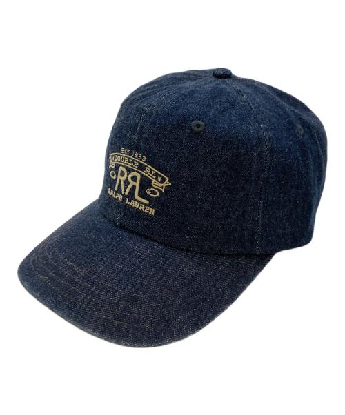 RRL（ダブルアールエル）RRL (ダブルアールエル) ランチ ロゴ デニム ボール キャップ インディゴ 未使用品の古着・服飾アイテム