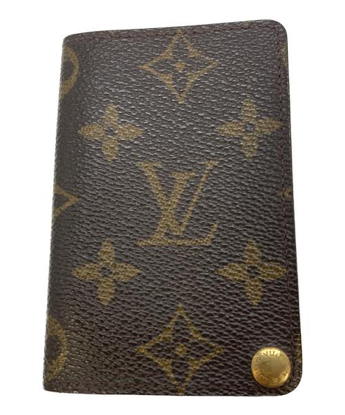 LOUIS VUITTON（ルイ ヴィトン）LOUIS VUITTON (ルイ ヴィトン) カードケース ブラウン サイズ:実寸サイズをご参照下さい。の古着・服飾アイテム