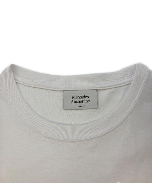 mercedes anchor inc.（メルセデス アンカー インク）mercedes anchor inc. (メルセデス アンカー インク) 半袖Tシャツ ホワイト サイズ:SIZE XLの古着・服飾アイテム