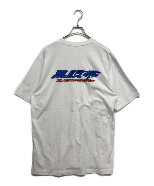 THE BLACK EYE PATCH（ブラックアイパッチ）THE BLACK EYE PATCH (ブラックアイパッチ) 半袖Tシャツ ホワイト サイズ:SIZE XLの古着・服飾アイテム
