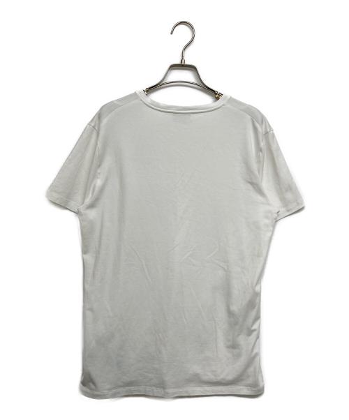 JIL SANDER（ジルサンダー）JIL SANDER (ジルサンダー) VネックTシャツ ホワイト サイズ:SIZE Mの古着・服飾アイテム