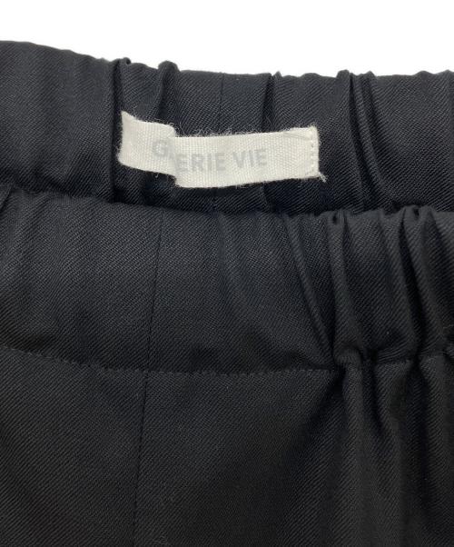 GALERIE VIE（ギャルリーヴィー）GALERIE VIE (ギャルリーヴィー) ウォッシャブルギャバイージーパンツ ブラック サイズ:SIZE 32の古着・服飾アイテム