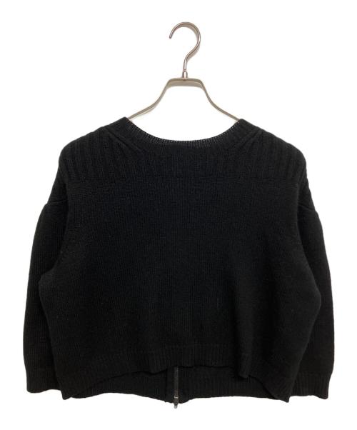 MIU MIU（ミュウミュウ）MIU MIU (ミュウミュウ) カシミヤニット ブラック サイズ:SIZE 44の古着・服飾アイテム
