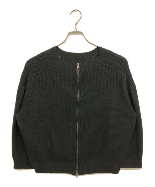 MIU MIU（ミュウミュウ）MIU MIU (ミュウミュウ) カシミヤニット ブラック サイズ:SIZE 44の古着・服飾アイテム