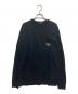 COMME des GARCONS HOMME（コムデギャルソン オム）の古着「ロゴプリント 綿天竺 長袖カットソー」｜ブラック