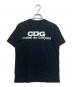 CDG (シーディージー) ロゴTシャツ ブラック サイズ:SIZE M：7000円