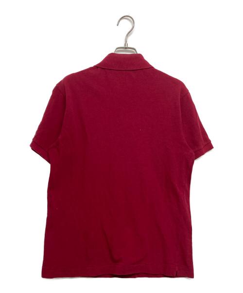 LACOSTE（ラコステ）LACOSTE (ラコステ) 半袖ポロシャツ レッド サイズ:SIZE Sの古着・服飾アイテム