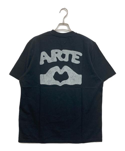 arte Antwerp（アートアントワープ）arte Antwerp (アートアントワープ) Diels Stitch T-shirt ブラック サイズ:SIZE M 未使用品の古着・服飾アイテム