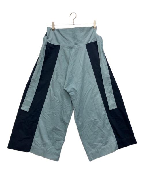MARNI（マルニ）MARNI (マルニ) Panelled Wide Leg Pant　PAMAT09Q00TCZ35 ネイビー×ブルー サイズ:SIZE 38の古着・服飾アイテム