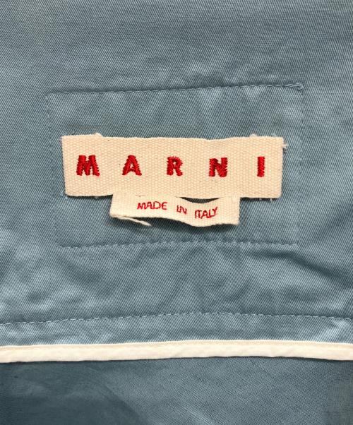 MARNI（マルニ）MARNI (マルニ) Panelled Wide Leg Pant　PAMAT09Q00TCZ35 ネイビー×ブルー サイズ:SIZE 38の古着・服飾アイテム