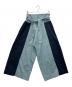 MARNI（マルニ）の古着「Panelled Wide Leg Pant　PAMAT09Q00TCZ35」｜ネイビー×ブルー