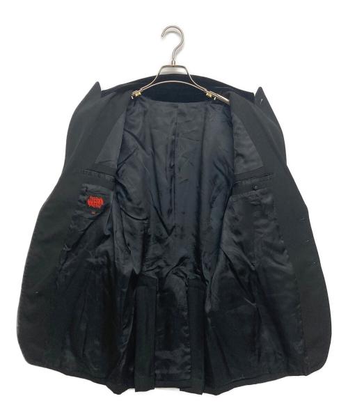 Jean Paul GAULTIER（ジャンポールゴルチェ）Jean Paul GAULTIER (ジャンポールゴルチェ) ベロアカラー3Bジャケット ブラック サイズ:SIZE48の古着・服飾アイテム