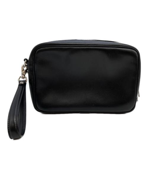 PORTER（ポーター）PORTER (ポーター) POUCH/レザークラッチバック ブラック サイズ:実寸サイズをご参照下さい。の古着・服飾アイテム