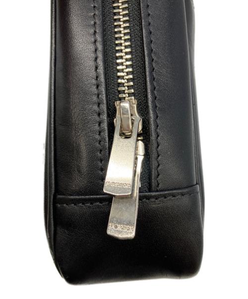 PORTER（ポーター）PORTER (ポーター) POUCH/レザークラッチバック ブラック サイズ:実寸サイズをご参照下さい。の古着・服飾アイテム