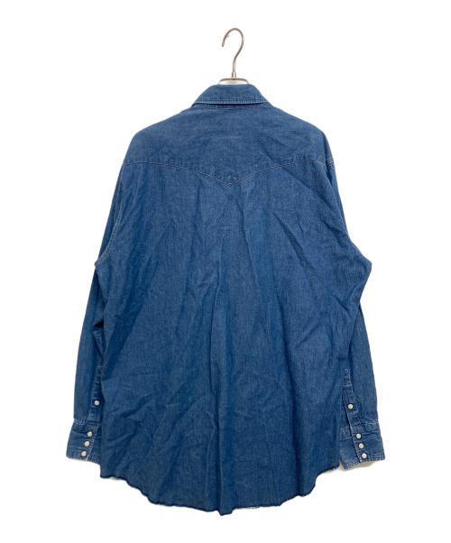 Wrangler（ラングラー）Wrangler (ラングラー) ウエスタンシャツ インディゴ サイズ:SIZE不明の古着・服飾アイテム