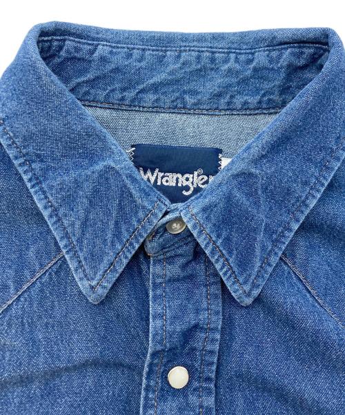 Wrangler（ラングラー）Wrangler (ラングラー) ウエスタンシャツ インディゴ サイズ:SIZE不明の古着・服飾アイテム