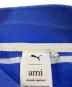 中古・古着 PUMA (プーマ) AMI Alexandre Mattiussi (アミアレクサンドルマテュッシ) 半袖ポロシャツ ブルー サイズ:SIZE L：7000円