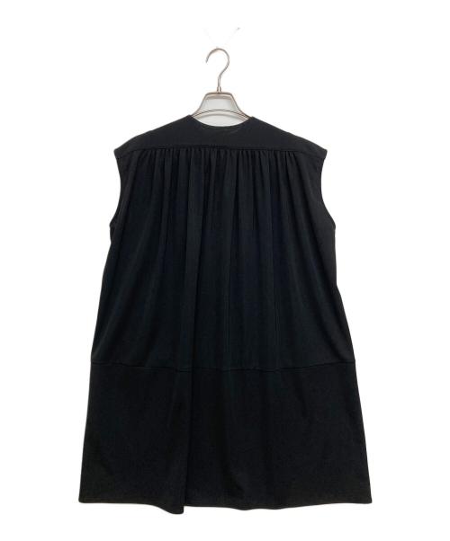 YOKO CHAN（ヨーコチャン）YOKO CHAN (ヨーコチャン) Vネックバックギャザーチュニック ブラック サイズ:SIZE Freeの古着・服飾アイテム