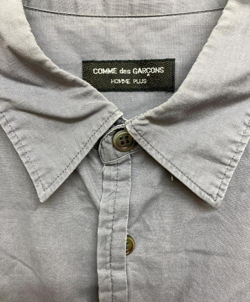 COMME des GARCONS HOMME PLUS（コムデギャルソンオムプリュス）COMME des GARCONS HOMME PLUS (コムデギャルソンオムプリュス) レギュラーカラーシャツ パープル サイズ:実寸サイズ参照の古着・服飾アイテム