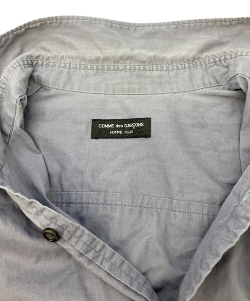 COMME des GARCONS HOMME PLUS（コムデギャルソンオムプリュス）COMME des GARCONS HOMME PLUS (コムデギャルソンオムプリュス) レギュラーカラーシャツ パープル サイズ:実寸サイズ参照の古着・服飾アイテム