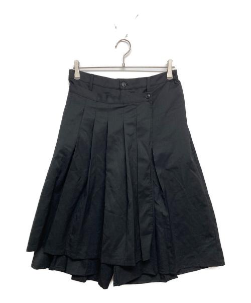 NOT CONVENTIONAL（ノットコンベンショナル）NOT CONVENTIONAL (ノットコンベンショナル) レイヤードスカート ブラック サイズ:SIZE Freeの古着・服飾アイテム