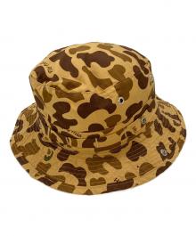 HUMAN MADE（ヒューマンメイド）の古着「DUCK CAMO BUCKET HAT」｜ブラウン