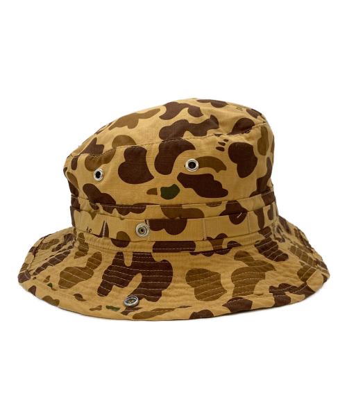 HUMAN MADE（ヒューマンメイド）HUMAN MADE (ヒューマンメイド) DUCK CAMO BUCKET HAT ブラウンの古着・服飾アイテム