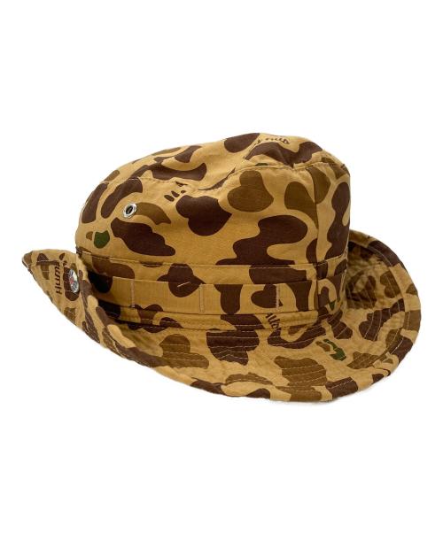HUMAN MADE（ヒューマンメイド）HUMAN MADE (ヒューマンメイド) DUCK CAMO BUCKET HAT ブラウンの古着・服飾アイテム
