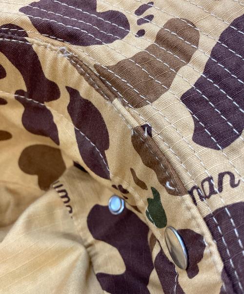 HUMAN MADE（ヒューマンメイド）HUMAN MADE (ヒューマンメイド) DUCK CAMO BUCKET HAT ブラウンの古着・服飾アイテム