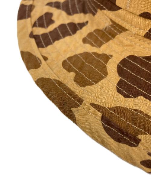 HUMAN MADE（ヒューマンメイド）HUMAN MADE (ヒューマンメイド) DUCK CAMO BUCKET HAT ブラウンの古着・服飾アイテム