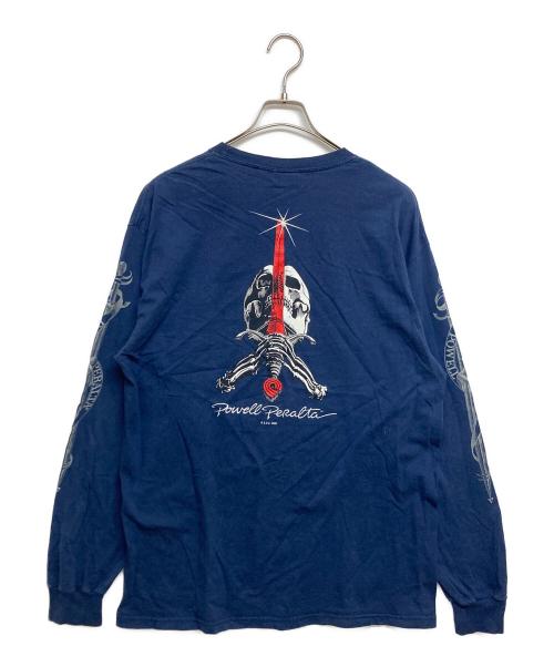 powell peralta（パウエルペラルタ）powell peralta (パウエルペラルタ) Skull&Sword T ネイビー サイズ:SIZE Lの古着・服飾アイテム