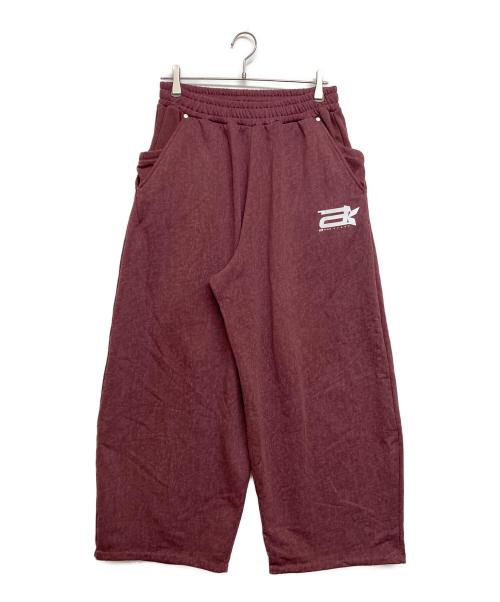 JOHNDOE（ジョーンドゥ）JOHNDOE (ジョーンドゥ) JD BAGGY PANTS ボルドー サイズ:SIZE Mの古着・服飾アイテム
