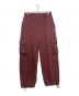 UMBRO（アンブロ）の古着「BALLON SWEAT CARGO PANTS(バロンスウェットカーゴパンツ)」｜ボルドー