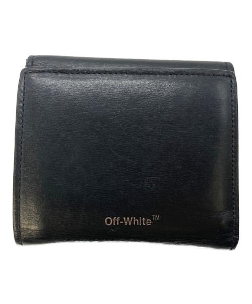 OFFWHITE（オフホワイト）OFFWHITE (オフホワイト) Jitney Leather Wallet ブラック サイズ:実寸サイズをご参照下さい。の古着・服飾アイテム