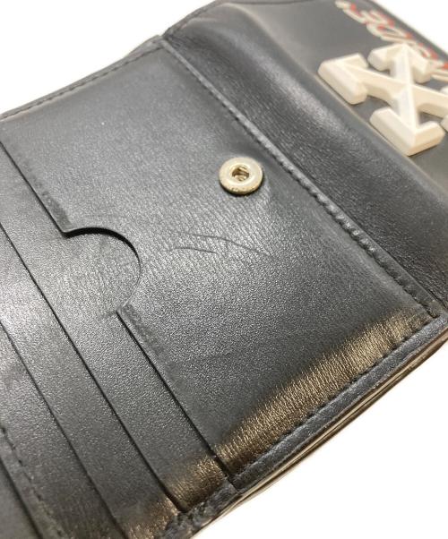 OFFWHITE（オフホワイト）OFFWHITE (オフホワイト) Jitney Leather Wallet ブラック サイズ:実寸サイズをご参照下さい。の古着・服飾アイテム