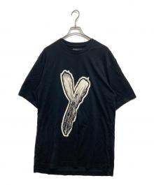 Y-3（ワイスリー）の古着「GRAPHIC LOGO SHORT SLEEVE グラフィックロゴTシャツ」｜ブラック