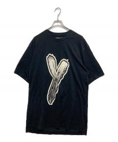 中古・古着通販】OPTSTUFF (オプトスタフ) DRAWSTRING BORDER T-SHIRT