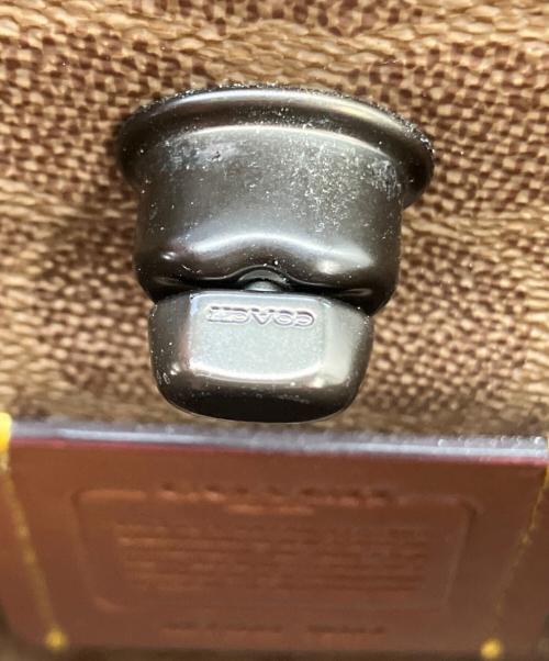 COACH（コーチ）COACH (コーチ) チャーリーバスケット ショルダーバッグ ベージュ×レッド サイズ:実寸サイズをご参照下さい。の古着・服飾アイテム